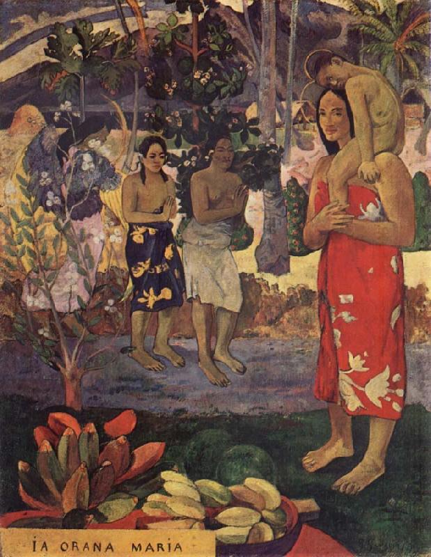 Paul Gauguin Ia Orana Maria China oil painting art